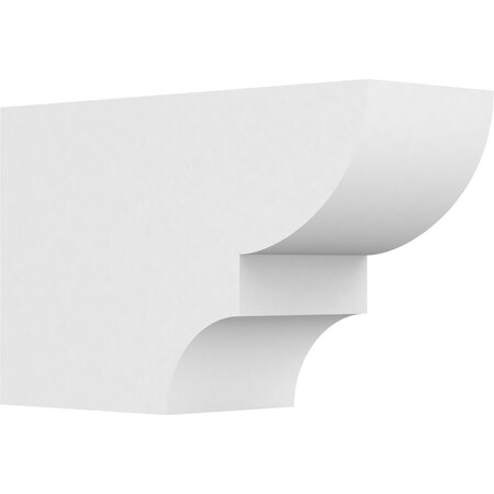 Ekena Millwork Standard Ridgewood Architectural Grade PVC Rafter Tail, 6"W X 10"H X 16"L RFTP06X10X16RID
